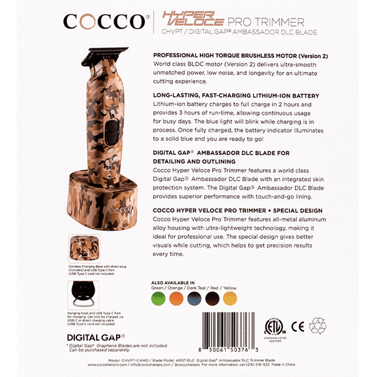 Cocco Hyper Veloce PRO Trimmer - CAMO ONLY