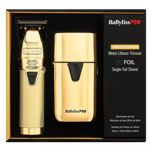 BaBylissPRO LimitedFX Gold Trimmer and Single-Foil Shaver